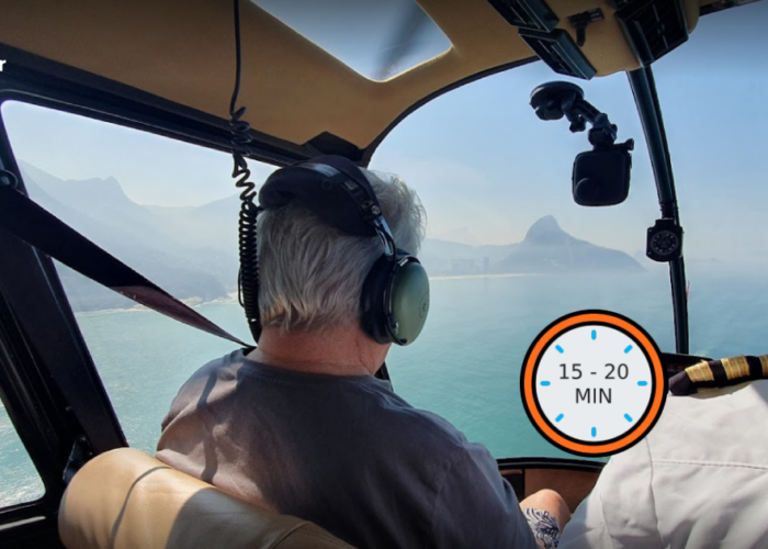 Helicopter ride in Rio de Janeiro - 15 to 20min
